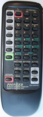 Afstandsbediening Pioneer cu-vsx151 vsx-407rds, Ophalen of Verzenden, Nieuw, Origineel
