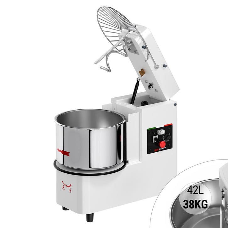 GGM Gastro | Deegkneedmachine - 42L / 38kg deeg - kantelbare, Witgoed en Apparatuur, Keukenmixers, Nieuw, Verzenden
