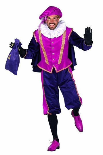 Piet Amsterdam Paars Roze - M, Diversen, Sinterklaas, Verzenden, Nieuw