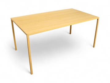 Arco Slim tafel 160x90 cm, fineer naturel, Overige plaatsen, Ophalen of Verzenden, Gebruikt, Tafel