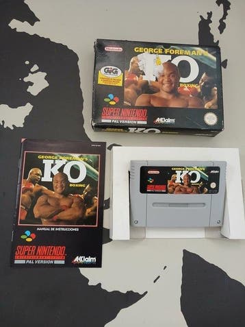 Nintendo - Snes - George Foremans KO Boxing SNES Super, Nieuw