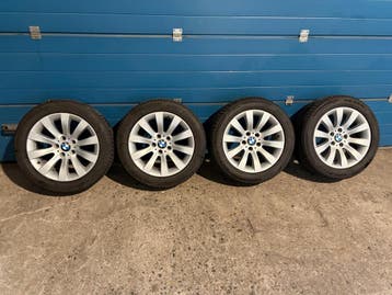 Originele BMW 5 Serie E60 / E61 - 17 inch All-Season set, Ophalen, Gebruikt, Banden en Velgen, 17 inch
