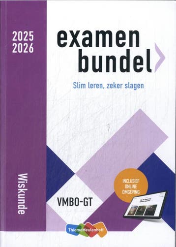 Examenbundel vmbo gt Wiskunde 20252026 9789006994278, Boeken, Verzenden, Zo goed als nieuw