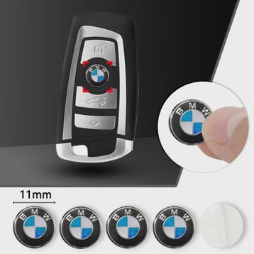 BMW M Sleutel Embleem Stickers (11mm/14mm) - Set van 5 of 10, Verzenden, Nieuw