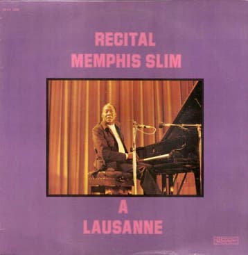 Memphis Slim - Recital Memphis Slim A Lausanne, Ophalen of Verzenden, Gebruikt