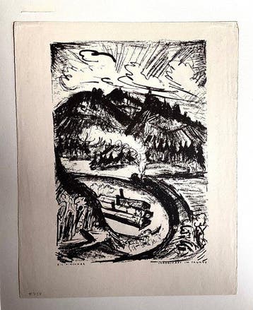 Ernst Ludwig Kirchner (1880-1938) - Landschaft im Taunus