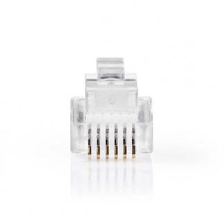RJ12 pluggen - Nedis (10 stuks), Verzenden, Nieuw