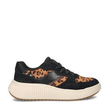 Rieker lage sneakers voor dames in het Zwart, Verzenden, Zwart, Nieuw, Sneakers of Gympen