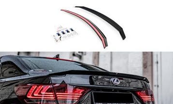 Achterspoilerlip Lexus LS Mk4 Facelift Glans Zwart Maxton, Auto-onderdelen, Ophalen of Verzenden, Nieuw