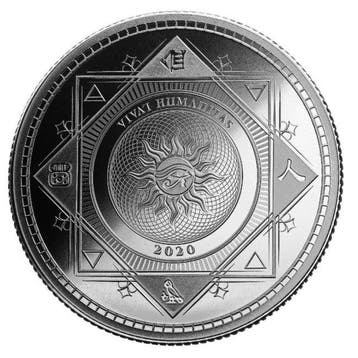 Tokelau. 5 Dollars 2020 1 oz $5 NZD Tokelau Silver Vivat