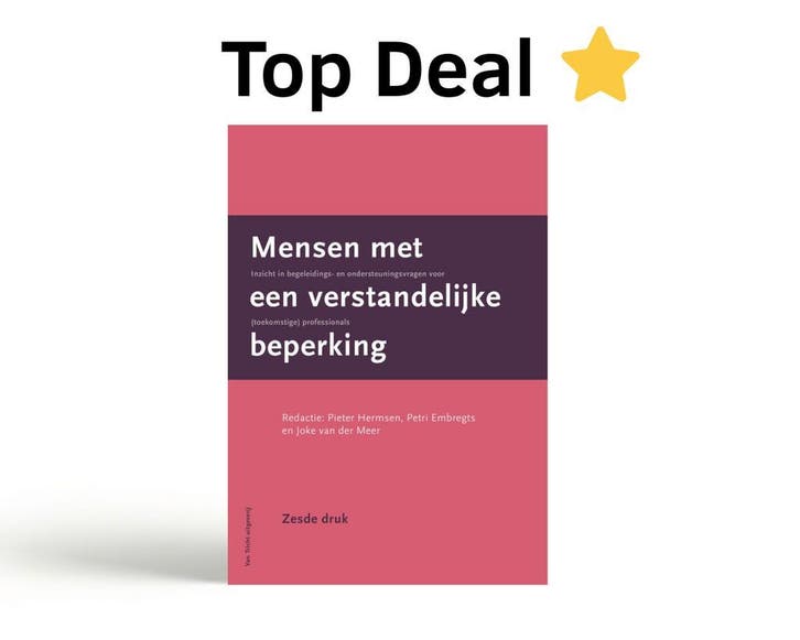 Mensen met een verstandelijke beperking, 9789492333391, Boeken, Studieboeken en Cursussen, Zo goed als nieuw, Verzenden