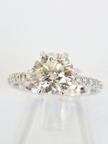 Verlovingsring - 18 karaat Witgoud - 1.95ct. tw. Diamant