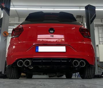 FOX VW Polo AW1 incl. facelift einddemper uitgang rechts/lin, Verzenden, Nieuw