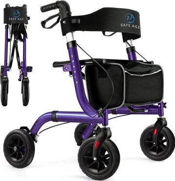 2dekans | Safe Life® Rollator lichtgewicht en opvouwbaar -, Ophalen of Verzenden, Zo goed als nieuw