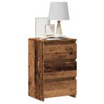 vidaXL Nachtkastje 40x35x62,5 cm bewerkt hout oud, Verzenden, Nieuw, Hout