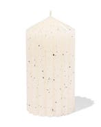 HEMA Stompkaars 7x13cm ribbel spikkel ivoor, Verzenden, Nieuw