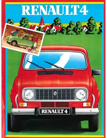 1983 RENAULT 4 BROCHURE NEDERLANDS, Nieuw, Renault, Author