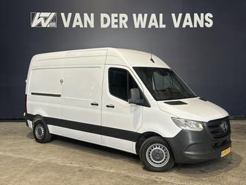 Zakelijke Lease |  Mercedes-Benz Sprinter 214 CDI 143pk L2H2, Stof, Gebruikt, Wit, Mercedes-Benz
