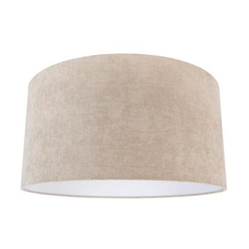 Stoffen lampenkap lichtbruin rond 50/50/25, Huis en Inrichting, Lampen | Lampenkappen, Verzenden, Nieuw, Bruin, Rond