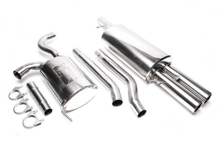 TA Technix RVS Uitlaatsysteem 2x76mm VW Passat B5 B5.5 RL733, Auto-onderdelen, Uitlaatsystemen, Nieuw, Herkomst onderdeel bekend