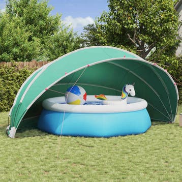 vidaXL Pooldome 546 x 516 x 250 cm 185T polyester met, Tuin en Terras, Verzenden, Nieuw