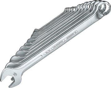 8 - 19mm Gedore 8-Delige Set Steeksleutels Met 10 Graden, Verzenden, Nieuw