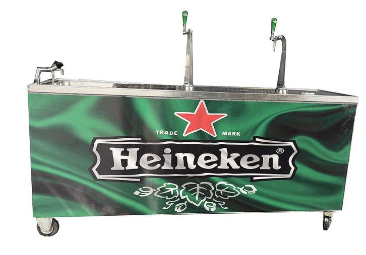 Occasion - Mobiele tap 2 kraans, Zakelijke goederen, Horeca | Overige, Ophalen of Verzenden
