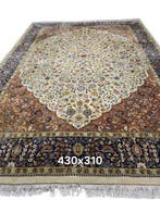 Groot XXXL Perzisch tapijt Tabriz 430x310 wollen vloerkleed, Groot perzisch tapijt wollen vloerkleed handgeknoopt iran tabriz