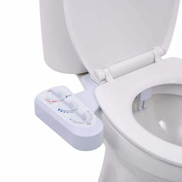 vidaXL Bidetaansluiting voor toiletbril met dubbel mondstuk, Verzenden, Nieuw