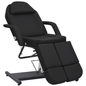 vidaXL Behandelstoel 180x62x78 cm kunstleer zwart, Verzenden, Nieuw
