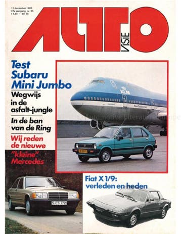 1982 AUTOVISIE MAGAZINE 25 NEDERLANDS, Nieuw, Author