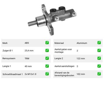 Hoofdremcilinder Opel Signum 2.2 direct (2003-2008), Verzenden, Nieuw, Opel