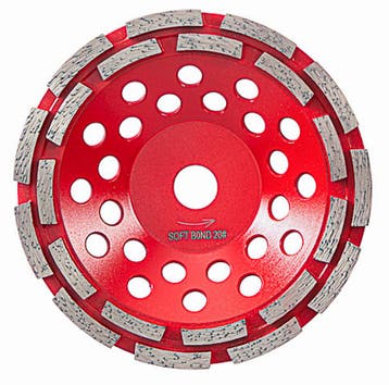 Komschijf Pristis segment 180 mm soft rood, Ophalen of Verzenden, Overige typen