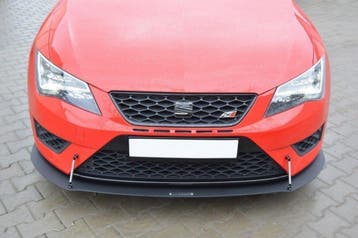 Maxton Front Racing Splitter Seat Leon III CUPRA / FR, Verzenden