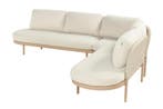 Hartman Bilboa ronde hoekbank - Cappuccino, Verzenden, Nieuw, Overige materialen, Loungeset