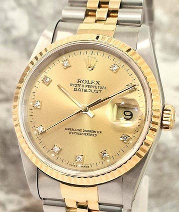 Rolex - Oyster Perpetual Datejust Diamonds - Zonder, Nieuw