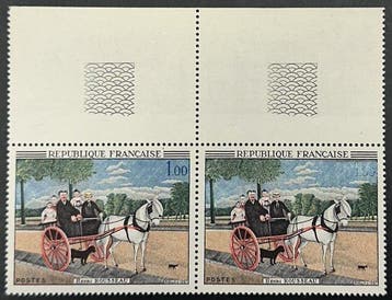 Frankrijk 1967 - 1,00 F Douanier Rousseau, zeldzame, Gestempeld