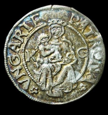 Hongarije, middeleeuws. Louis II (1516–1526) Silver Denar, Postzegels en Munten