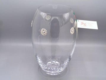 PG-MIANI Argenteria - Vaas - .925 zilver, en glas