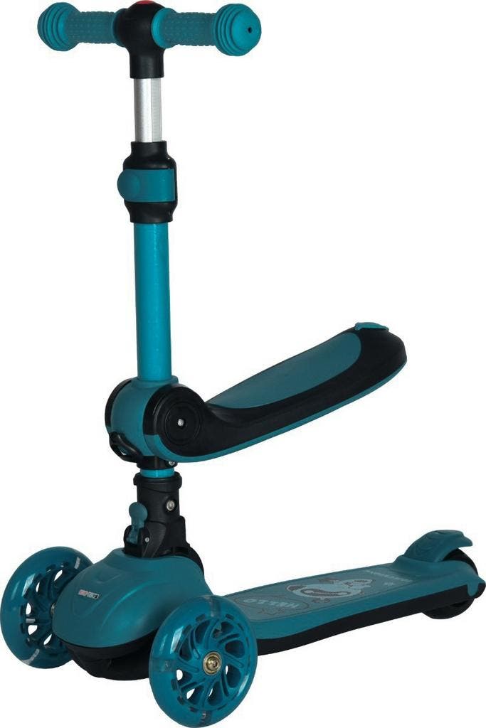 Eco Toys Lisa Blauw 2-in-1 Step/Loopfiets, Kinderen en Baby's, Speelgoed | Buiten | Voertuigen en Loopfietsen, Nieuw, Verzenden
