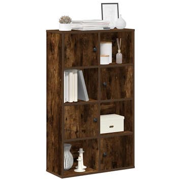 vidaXL Boekenkast 60x24x101,5 cm bewerkt hout gerookt, Verzenden, Nieuw, Overige houtsoorten