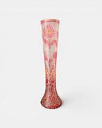Vaas - Glas, Goud - Daum transitionele vaas, Antiek en Kunst, Antiek | Glas en Kristal
