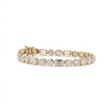 Armband - 14 karaat Geel goud - 12.25ct. tw. Diamant, Nieuw
