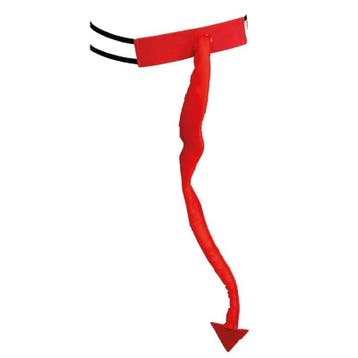 Duivel/Satan verkleed staart rood - Z Halloween verkleedacc, Ophalen of Verzenden, Nieuw