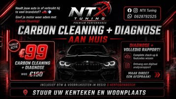 Carbon Cleaning + Uitgebreide Diagnose op locatie!
