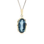Gouden vintage hanger met spinel 14 kt, Ophalen of Verzenden, Nieuw