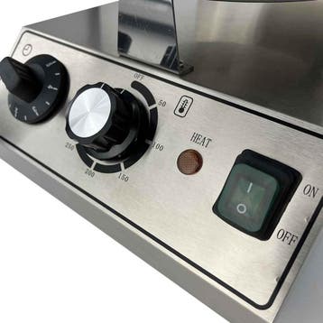 HCB Wafelijzer - stroopwafel - 230V - RVS, Verzenden, Nieuw in verpakking, Fornuis, Frituur en Grillen