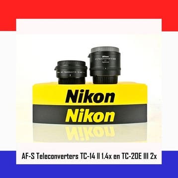Nikon TC-20E III / TC-14E II teleconverters voor Cameralens, Nieuw