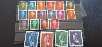 Nederland 1946/1949 - Koningin wilhelmina, koningin juliana, Gestempeld