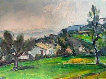 Carlo Verdecchia (1905-1984) - Paesaggio, Antiek en Kunst